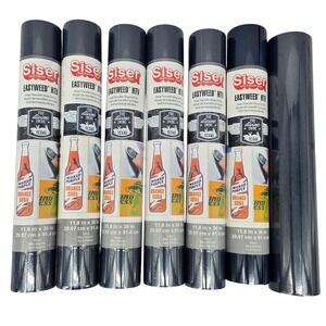 Siser New NAVY 6-11.8x36in & 1-11.8x5 yard Bundle Heat Transfer Vinyl HTV
